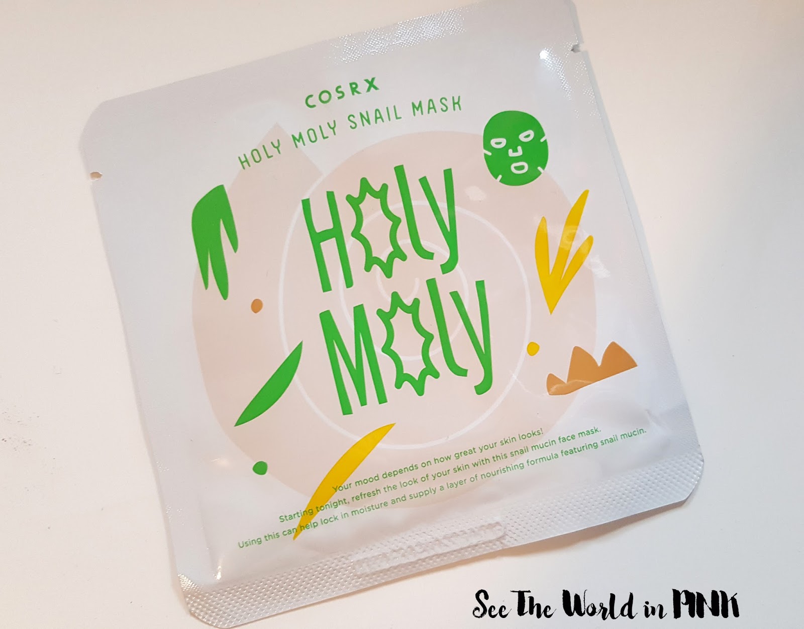 Skincare Sunday - Cosrx Holy Moly Snail Mask Review 