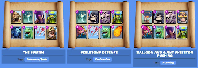 Clash Royale best deck Arena 2