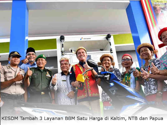KESDM Tambah 3 Layanan BBM Satu Harga di Kaltim, NTB dan Papua KESDM Tambah 3 Layanan BBM Satu Harga di Kaltim, NTB dan Papua