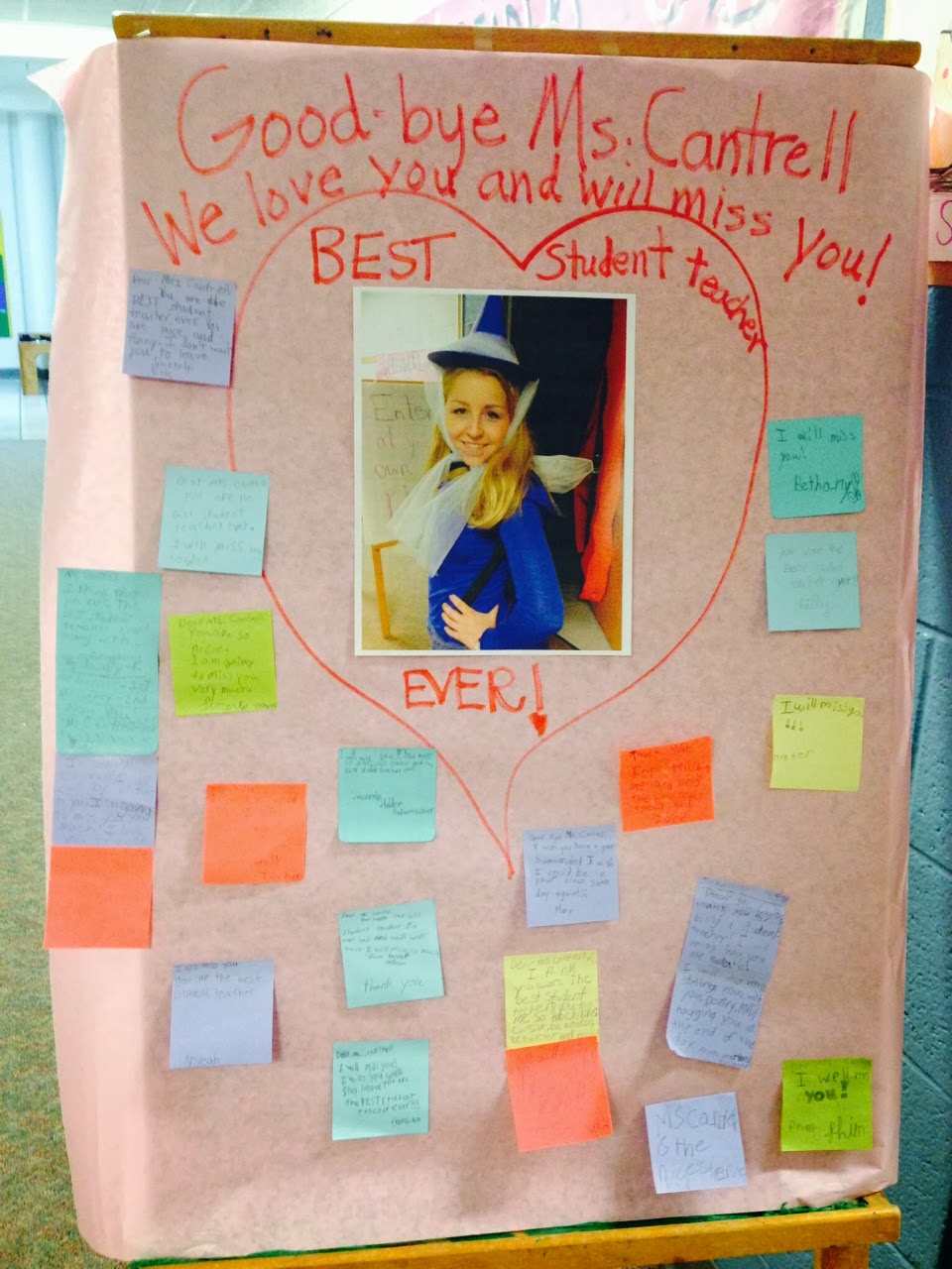 Claire's Classroom Experience Last Day of Student Teaching