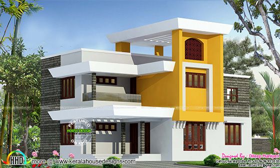 1930 sq-ft modern 4 bhk home