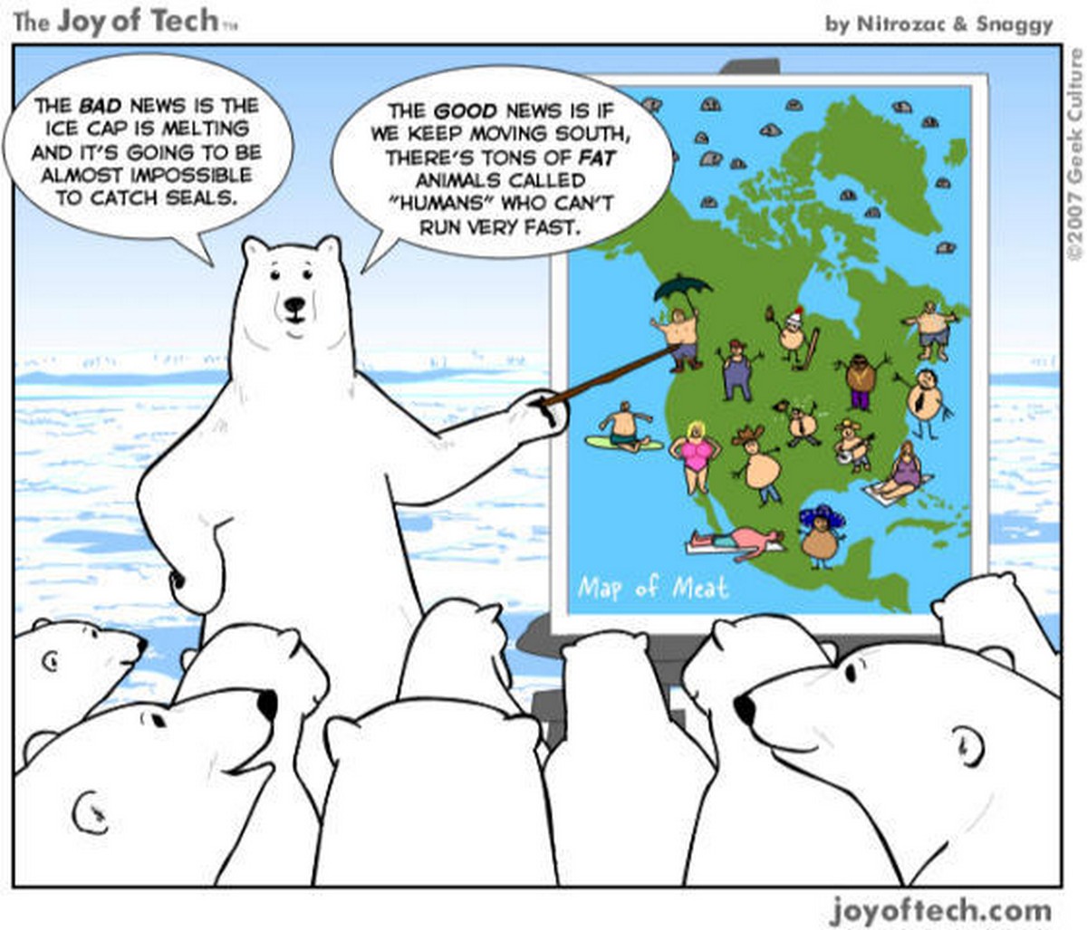There s something in the ice. Правда о белых медведях и потеплении. Глобальное потепление симпсоны. Комикс изменения климата читать. На глобальном потеплении мишка и ученый.