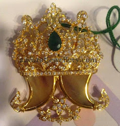 tiger pendant claw designs jewellery puligoru gold nails heavy latest indian necklace 22caratjewellery jewelry