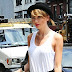 Taylor Swift looks fetching in skimpy white tank top and short shorts as she heads out in NYC with BFF Karlie Kloss