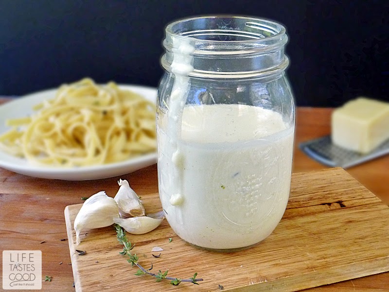 Homemade Garlic Alfredo Sauce Life Tastes Good