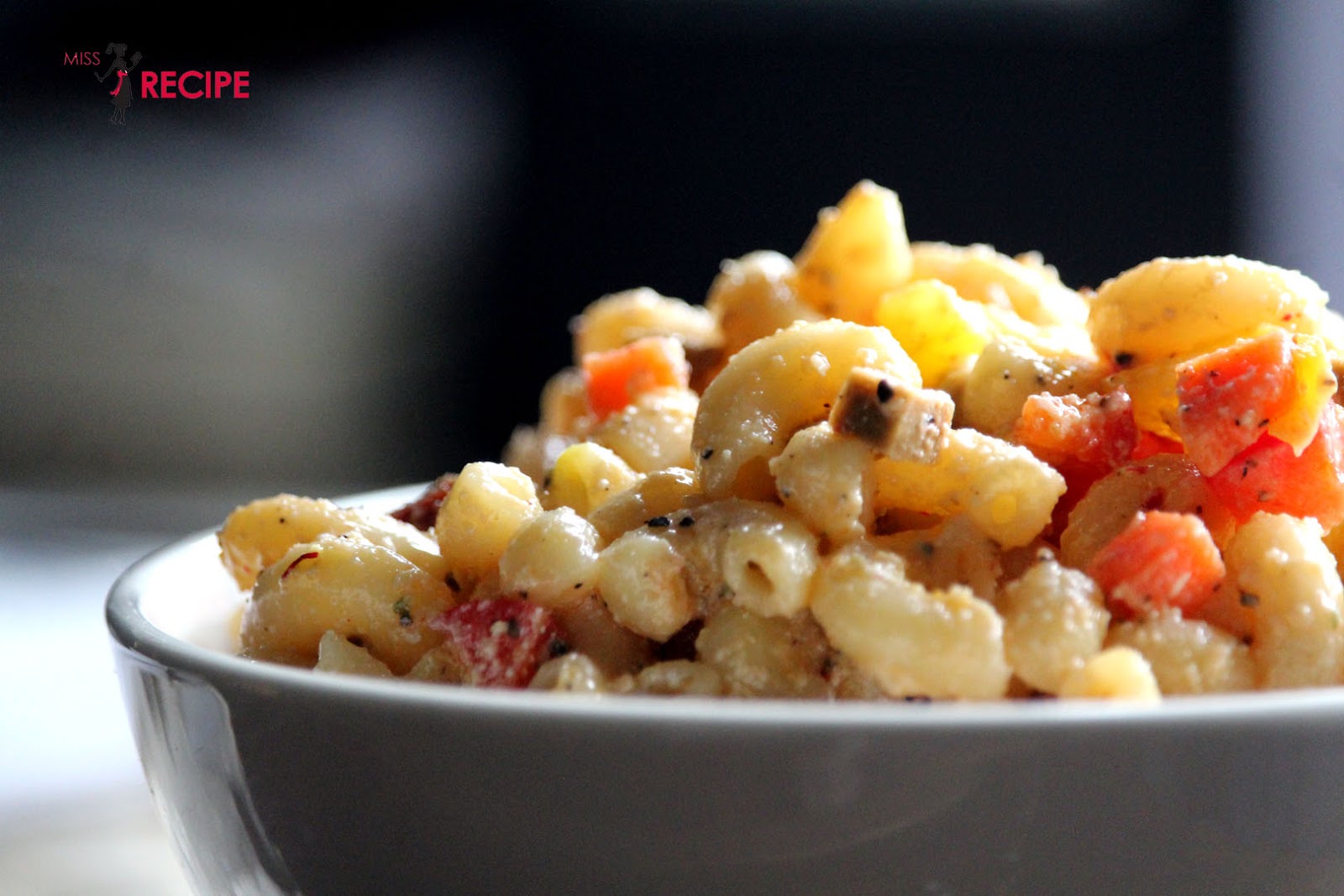 Salade de macaroni La pimpée Traiteur vegan à Québec Salade de macaroni La pimpée Traiteur vegan à Québec