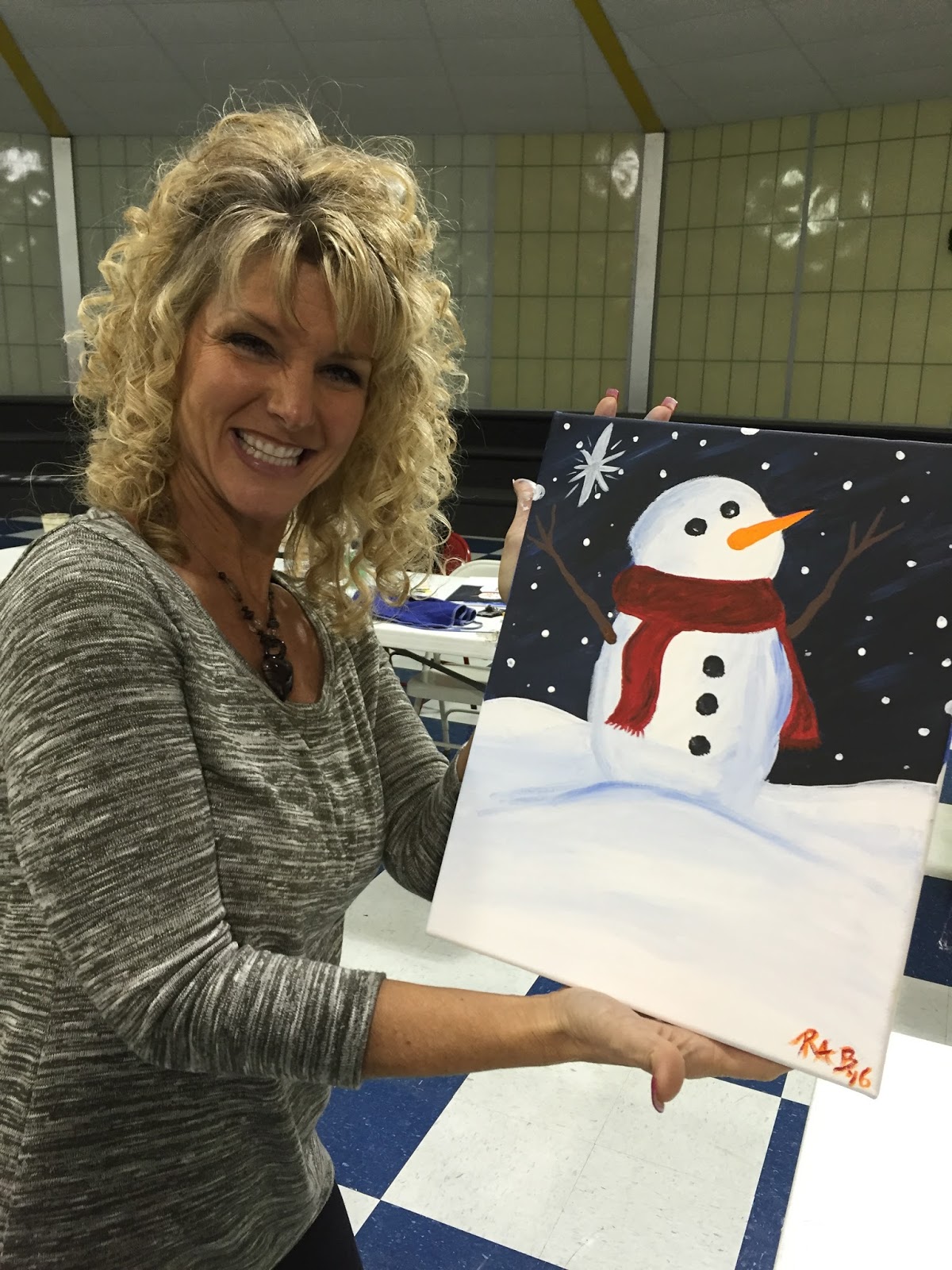 Elements of the Art Room Faculty Painting Night!