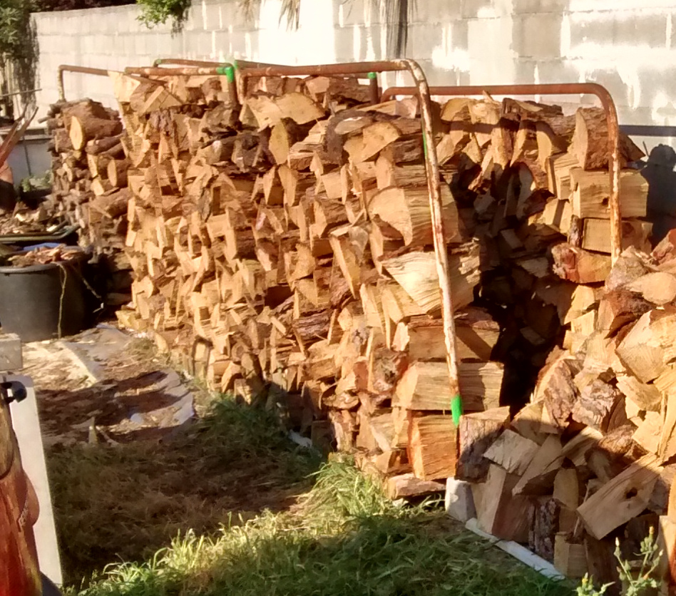grinchou-blog: Chevalet de tronçonnage simple et efficace pour couper son  bois de chauffage