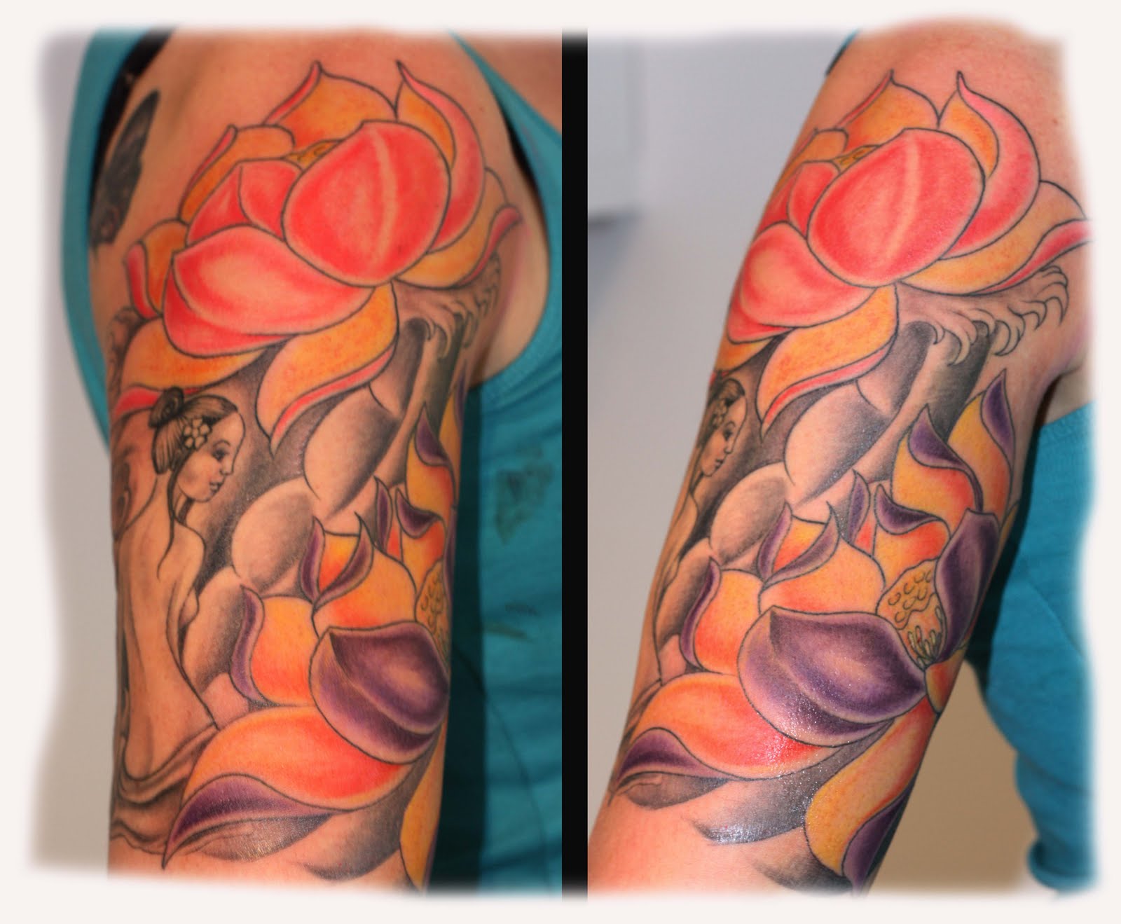 3. Small Lotus Flower Tattoo - wide 2