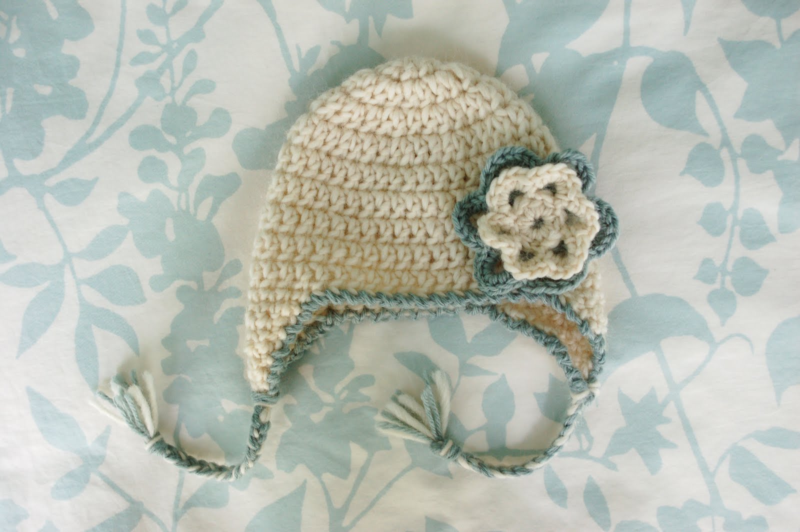 Alli Crafts Free Pattern Baby Earflap Hat Newborn