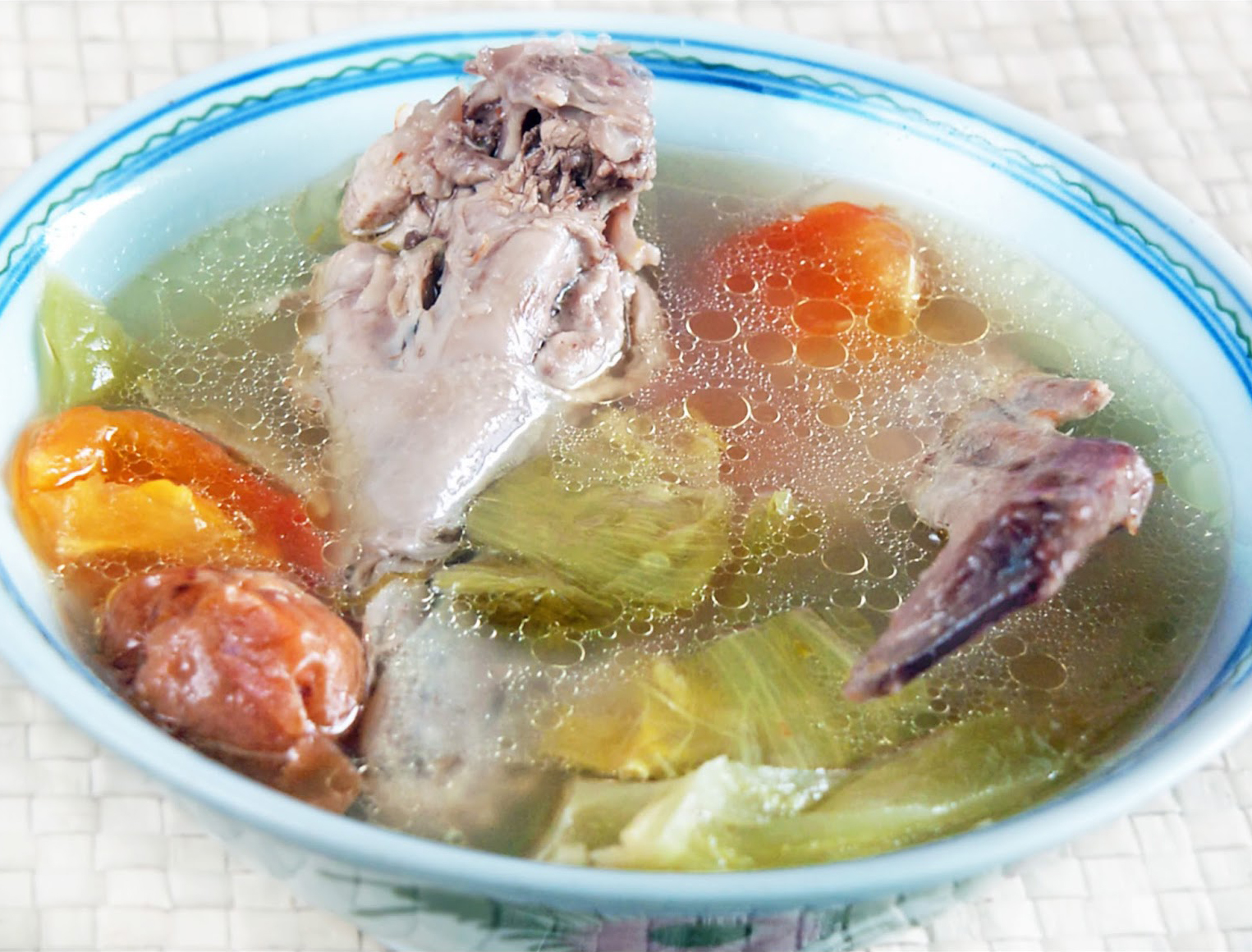 KitchenTigress Kiam Chye Ark (Salted Mustard Greens & Duck Soup)