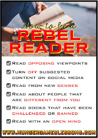 How to be a rebel reader  www.hungergameslessons.com