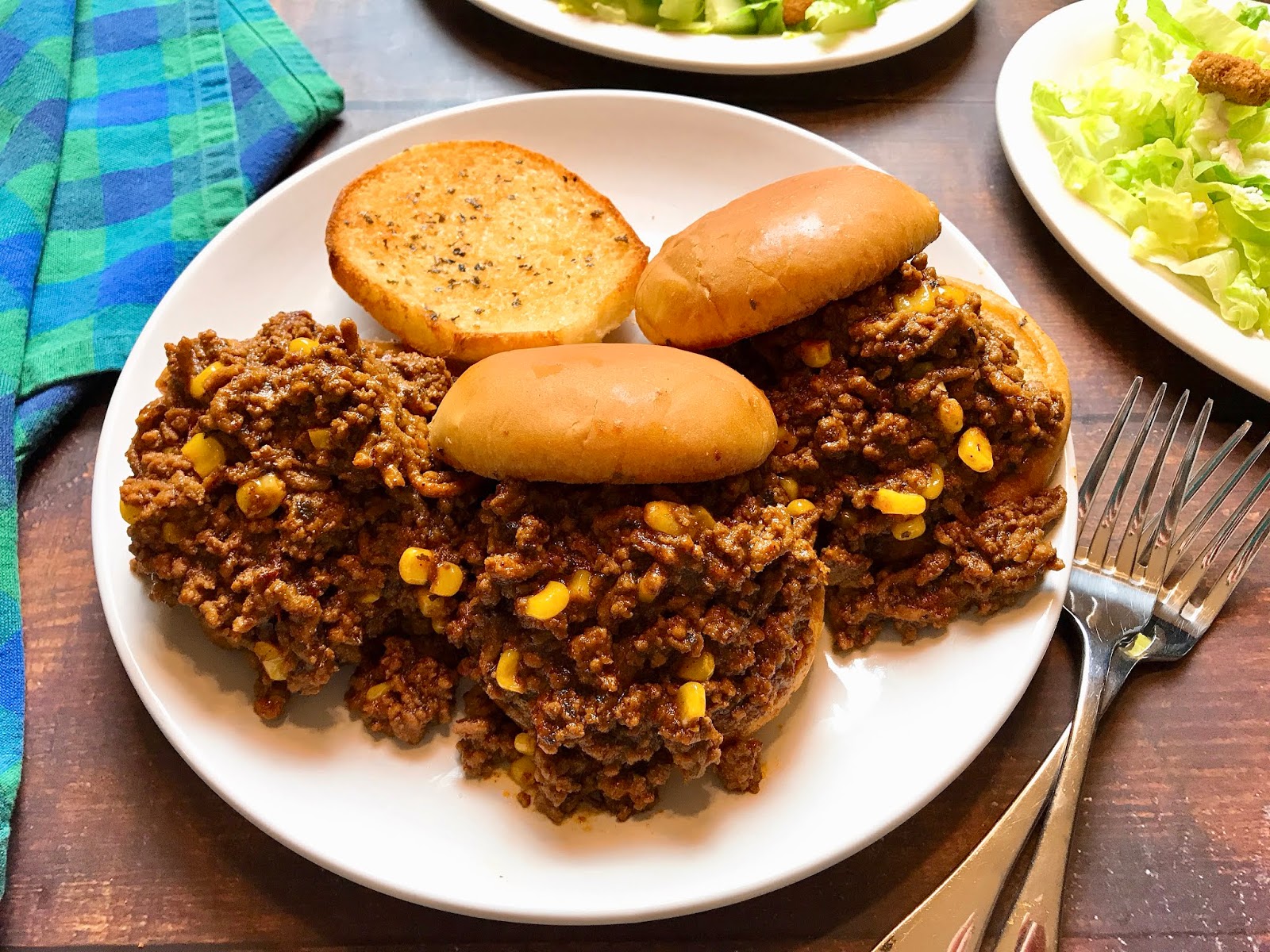 Chipotle Sloppy Joes with Toasted Garlic Butter Buns
