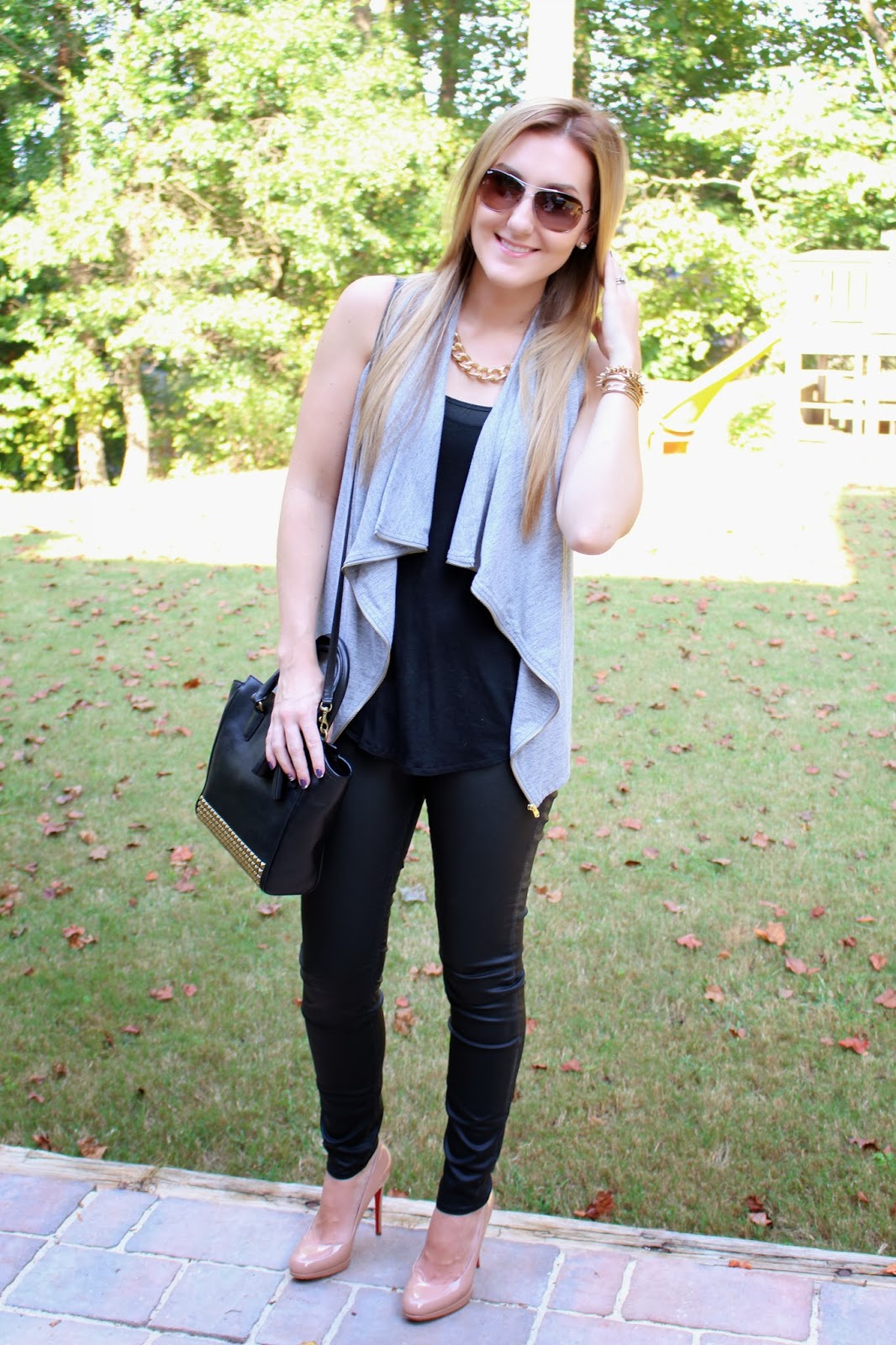makeupbytiffanyd: Early Fall OOTD: A go-to vest, some 