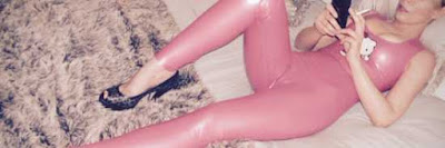 mistress baton, pink catsuit, twitter, miffy
