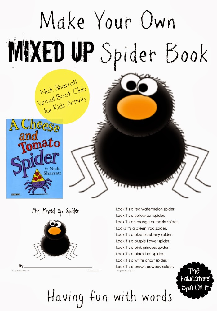 The Mixed Up Spider Story featuring Nick Sharratt Virtual Book Club for