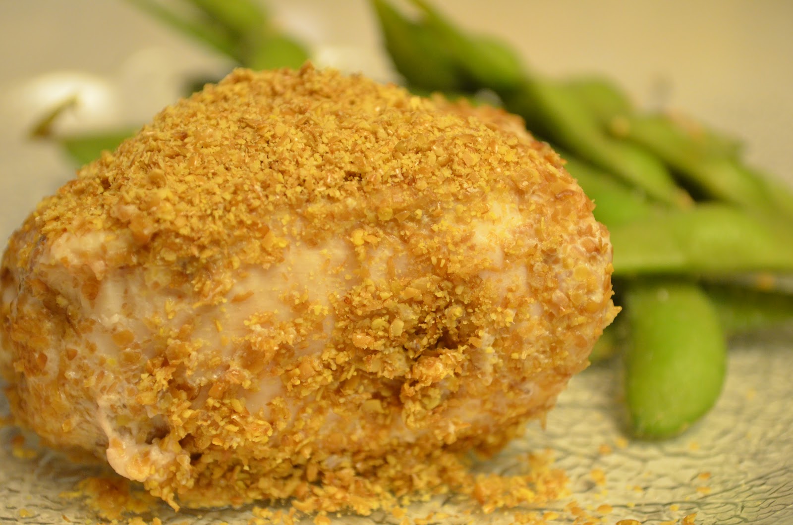Nicole Wong Flax Meal and Almond Crusted Chicken