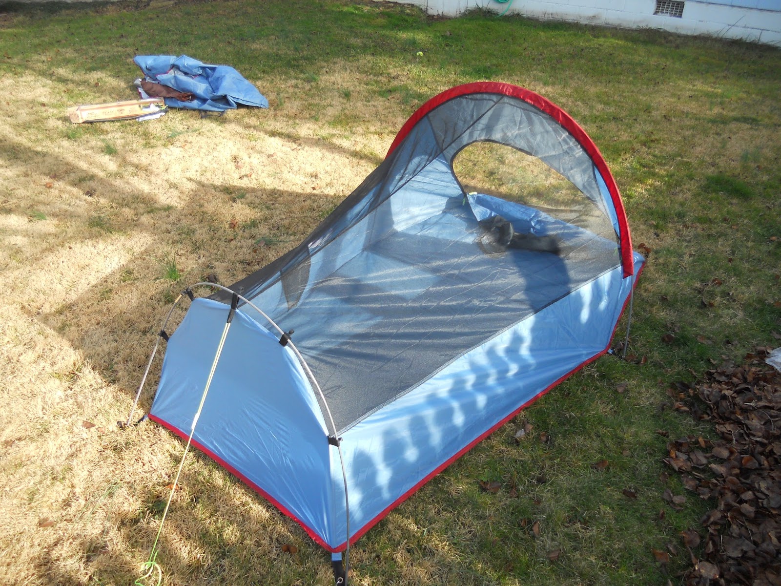 Texsport Saguaro Bivy Shelter Tent from Starboard Side Looking Forward