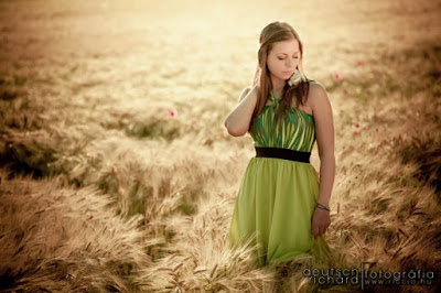 Blond Woman In Wheat Field Stock Photos - Image: 32139073