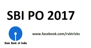 SBI PO 2017 Recruitment SBI PO 2017 Recruitment