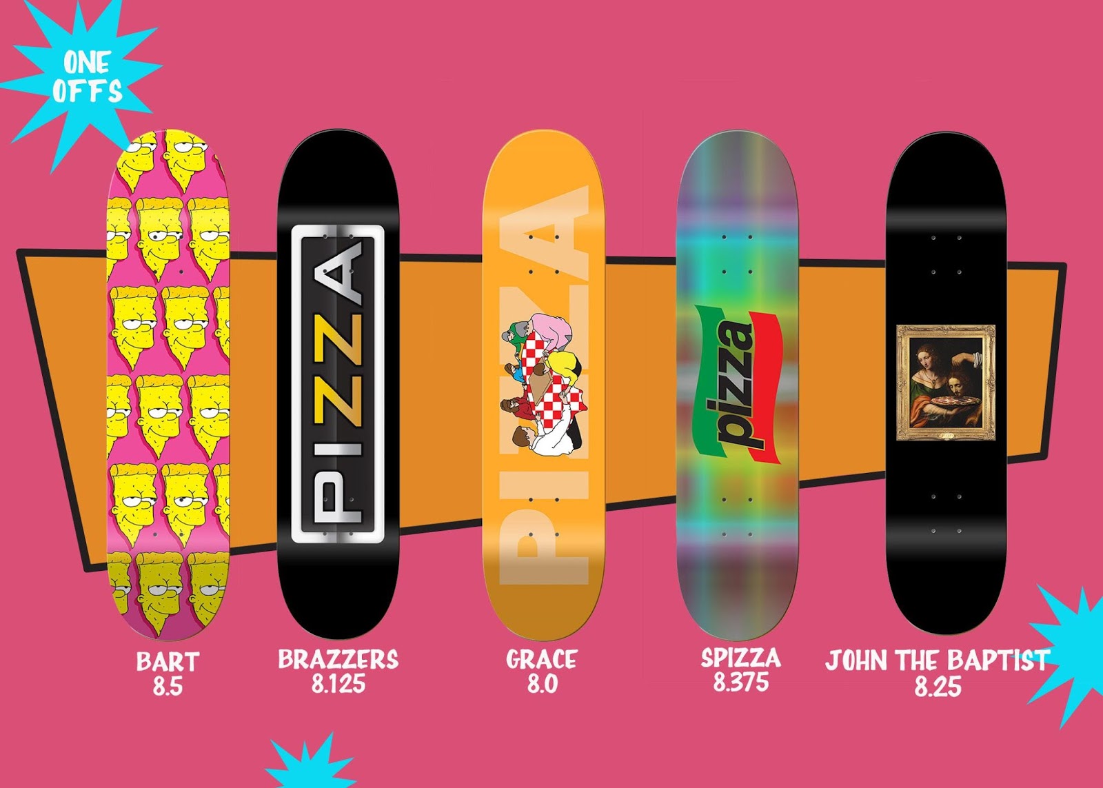 Sure skate&clothing 2017 FALL PIZZA SKATEBOARDS