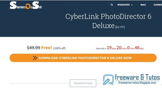 Offre promotionnelle : CyberLink PhotoDirector 6 Deluxe à nouveau gratuit !