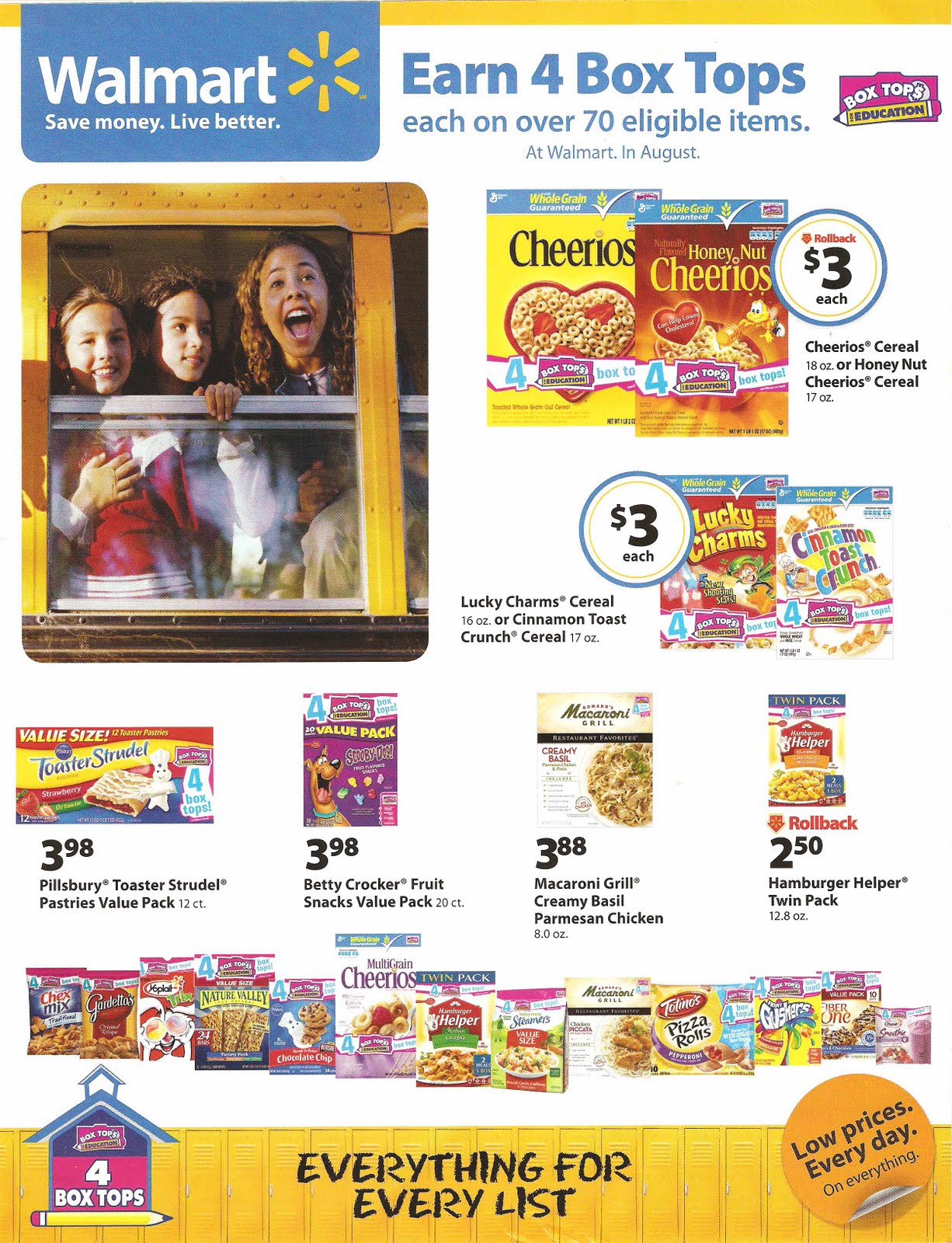 boxtops for education back to school promotion in pictures boxtops for education flyer