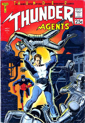 Thunder Agents v1 #1 tower silver age 1960s comic book cover art by Wally Wood