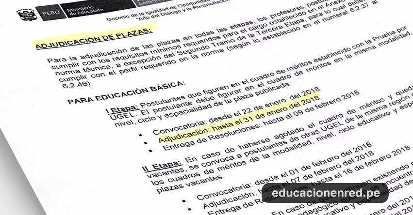 MINEDU: Cronograma de Adjudicación Contrato Docente 2018 (OFICIO MÚLTIPLE N° 020-2018-MINEDU/VMGP-DIGEDD-DITEN) www.minedu.gob.pe MINEDU: Cronograma de Adjudicación Contrato Docente 2018 (OFICIO MÚLTIPLE N° 020-2018-MINEDU/VMGP-DIGEDD-DITEN) www.minedu.gob.pe