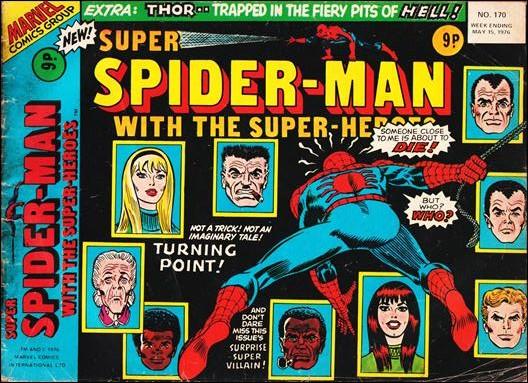 Super Spider-Man with the Super-Heroes #170, the night Gwent Stacy died