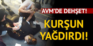 AVM'nin terasında dehşet! Eşine kurşun yağdırdı