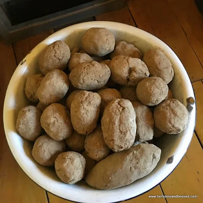 bowl of potatoes or turds at The David Ireland House in San Francisco, California