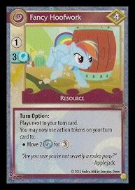 My Little Pony Fancy Hoofwork GenCon CCG Card