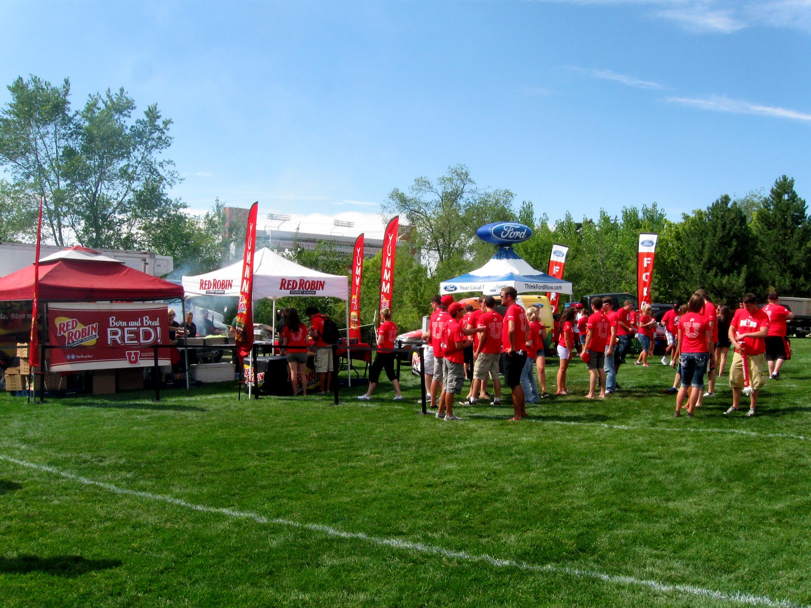 The MUSS NCUtah Tailgating and Atmosphere.