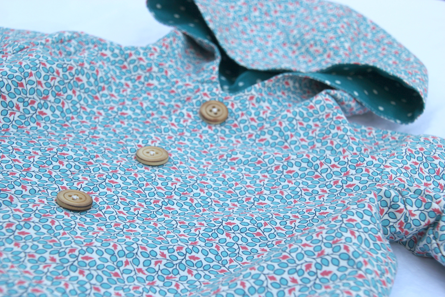 DIY Costura: Cómo hacer abrigo estampado para bebé (patrón gratis)