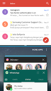 Tampilan setelah Update Android Nougat 7.0 pada Samsung A5 2017 Tampilan setelah Update Android Nougat 7.0 pada Samsung A5 2017