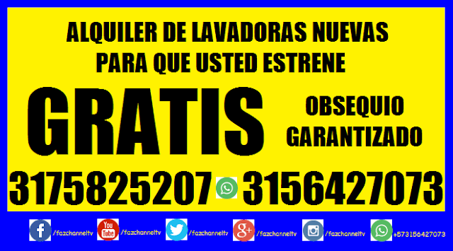 alquiler de lavadoras