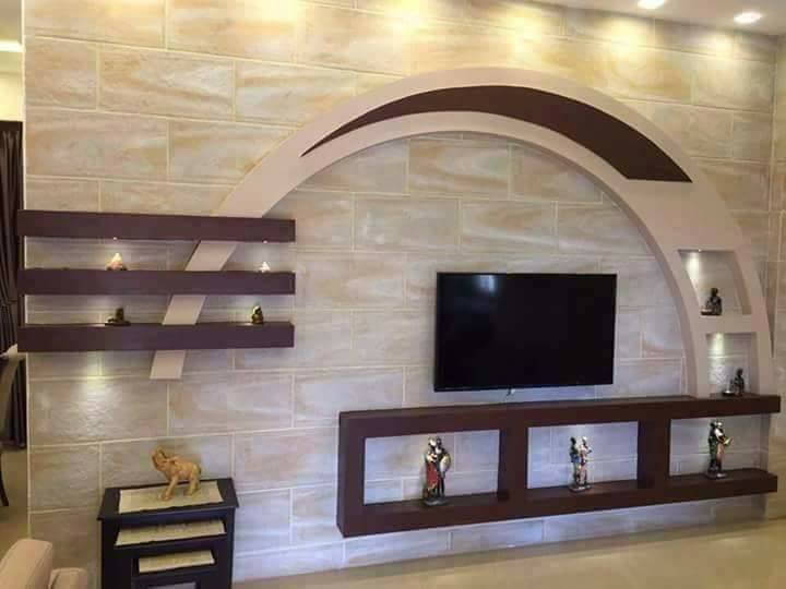 Gypsum Wall Units Design Kitchen Design