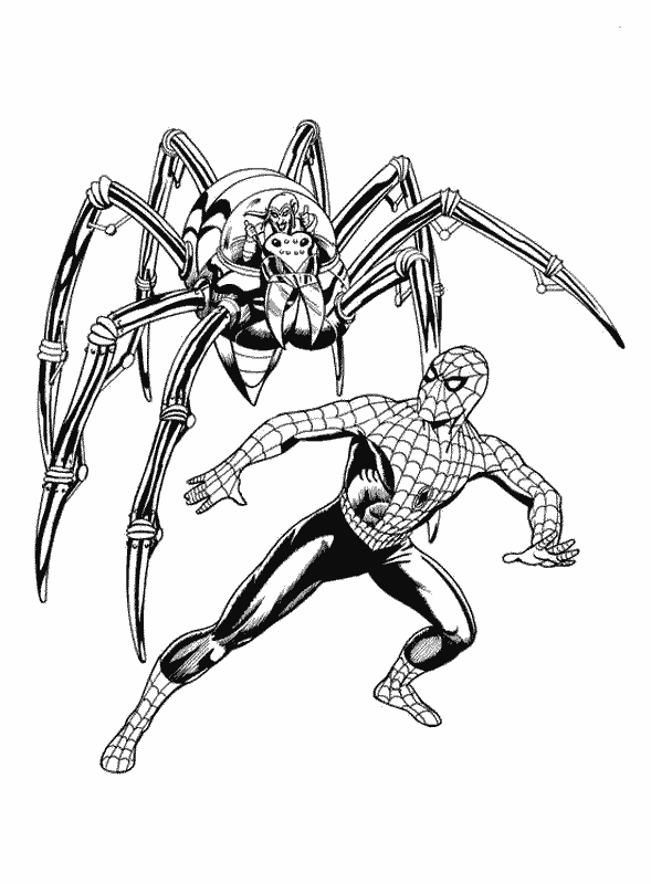 Coloriage à Imprimer Gratuit Coloriage en ligne spiderman
