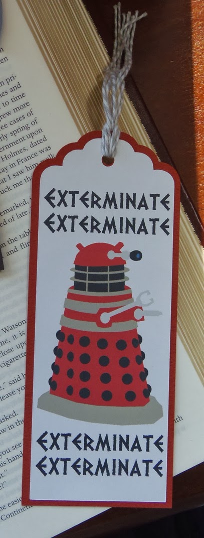 Craft with Bee: Silhouette Sunday - Doctor Who Bookmarks