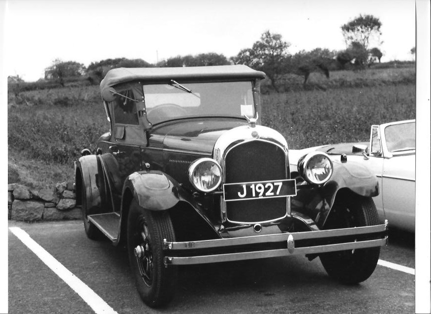 Jersey in Black and White Jersey Classic Vehicle club vehicle of the month October