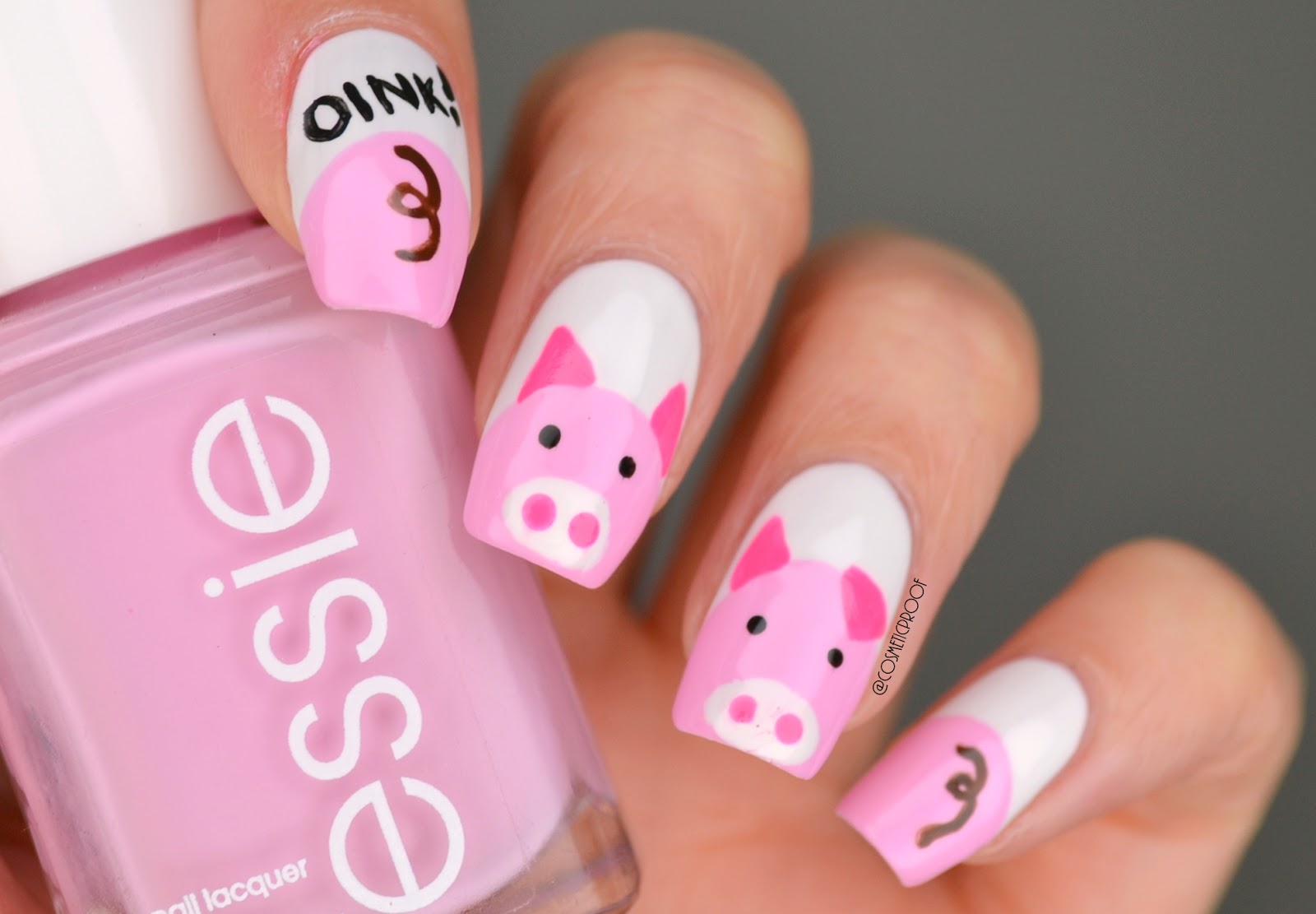 NAILS Happy Year of the Pig! CBBxManiMonday Cosmetic Proof