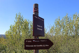 Casa rural La Toba - route to Orbaneja del Castillo from the Venta de Orbaneja