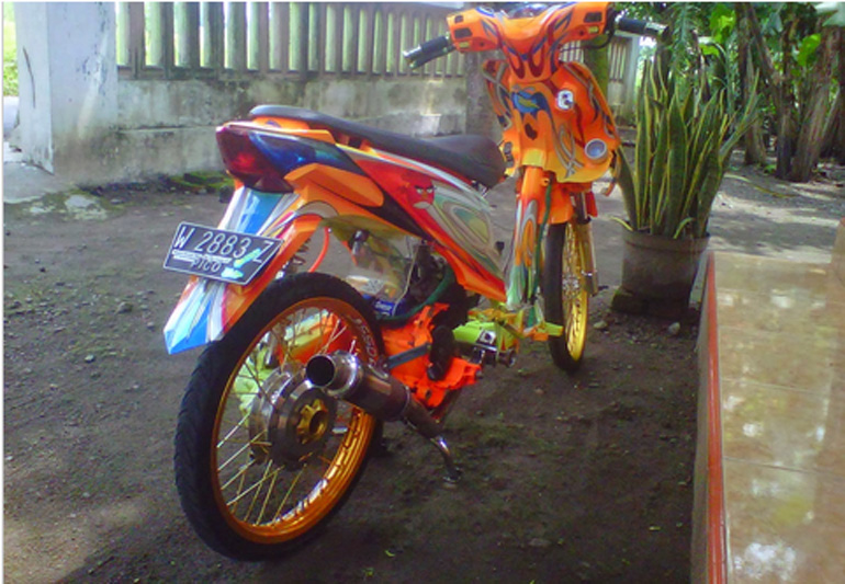 Cara Dan Foto Modifikasi Honda Beat Drag Style ~ Otomotif Mania