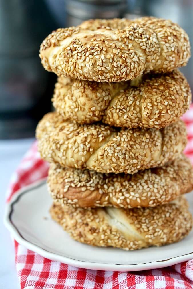 Simit - Turkish Sesame "Bagels"