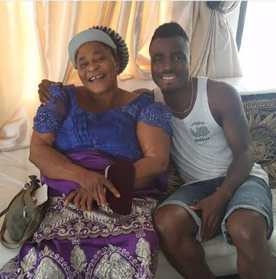 jj Emmanuel Emenike celebrates his mom on her birthday