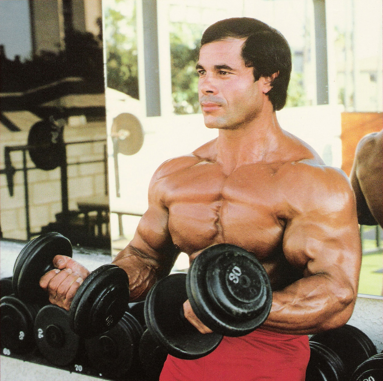 Strong Man Top Muscular Man Franco Columbu, Italian actor, former