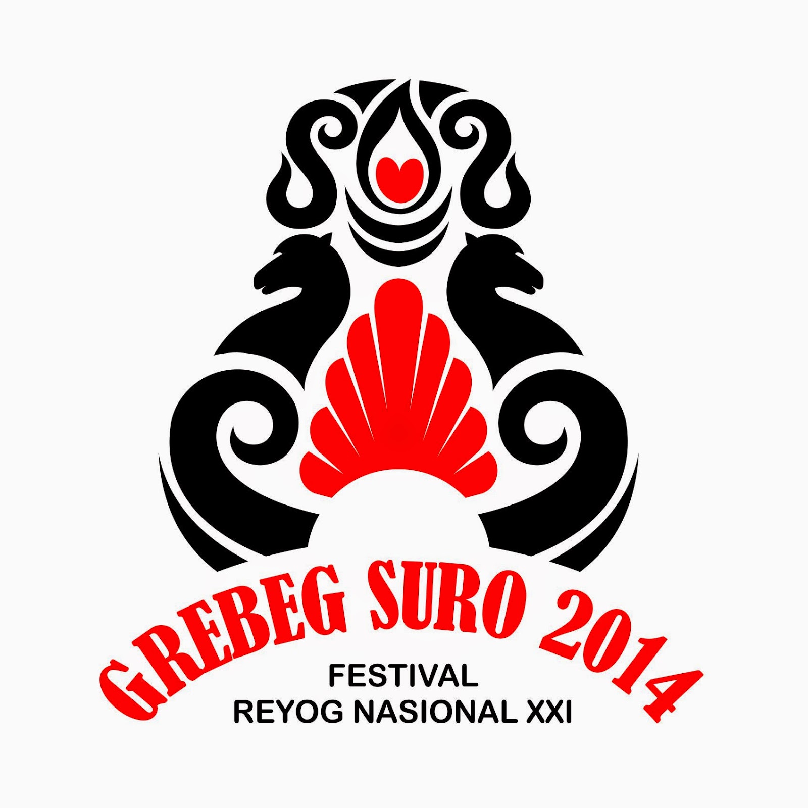 Logo Resmi Grebeg Suro 2014 dan Festifal Reyog Nasional ke 21