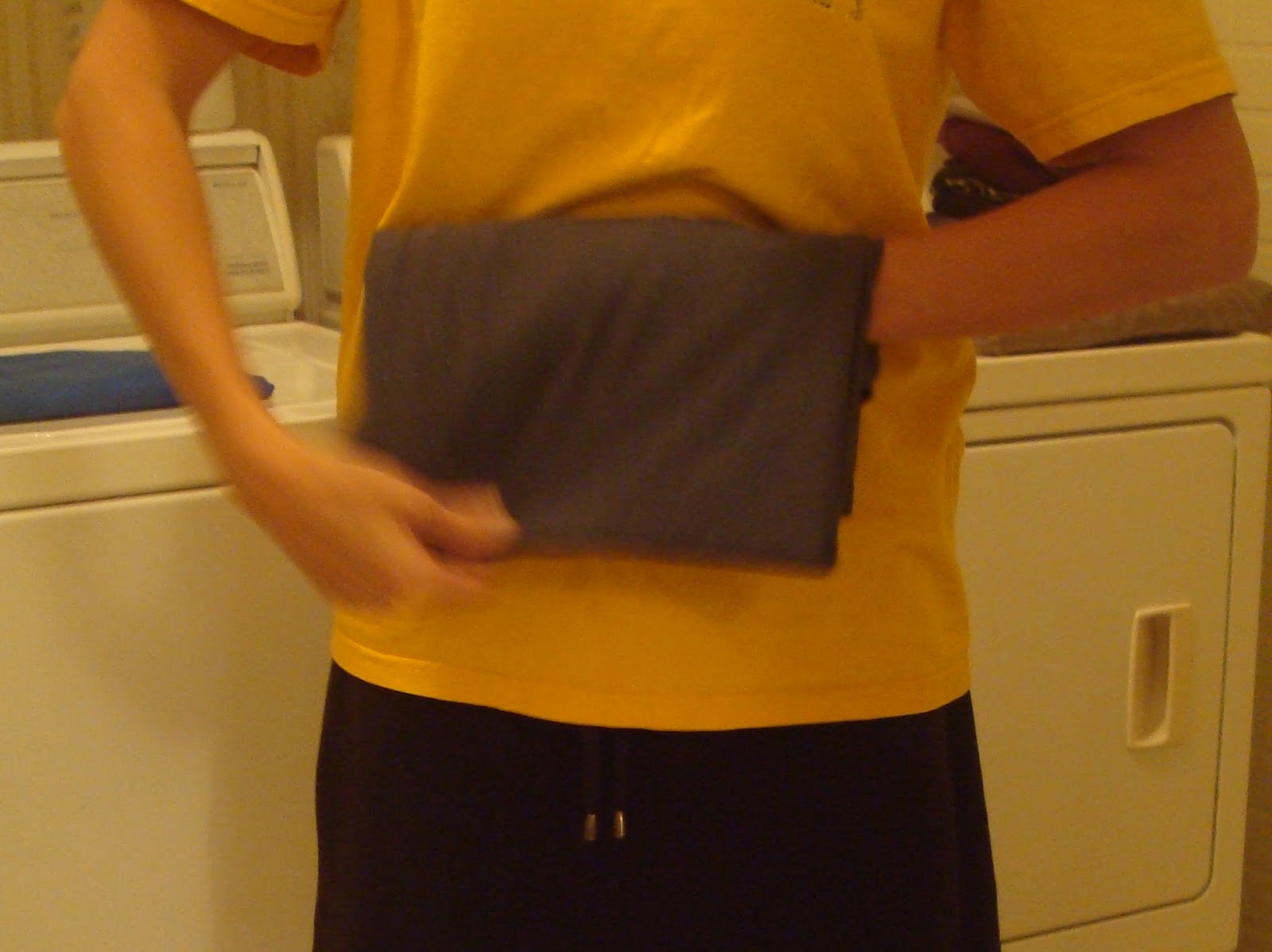 Big Happy Nest Tip Tuesday Folding Shirts Military Style