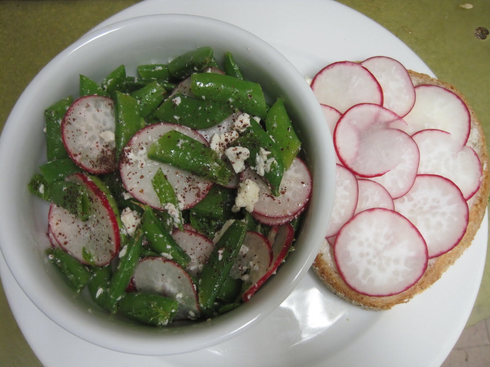 Evelyn's food blog Two things to do with radishes
